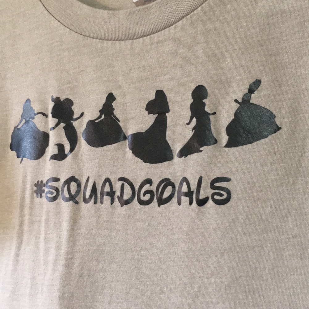 5T Disney Princess #squadgoals shirt